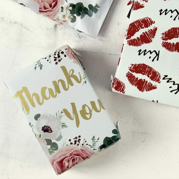 NWT 20 6X9 Poly Mailers Floral Thank you - Picture 2 of 7